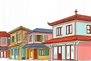 列车穿过星云缓缓停靠站台的横版主推画面