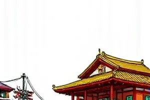 第九次晚风中天台栏杆与飘扬布条的画面